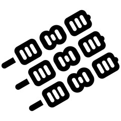 Obraz premium Satay Icon