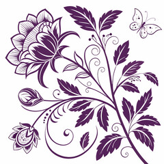 seamless flower pattern, pattern, background, flower, flower background, pattern design, Line geometric seamless pattern. raster copy illustration. Ethnic floral ornament. For interior design, 
