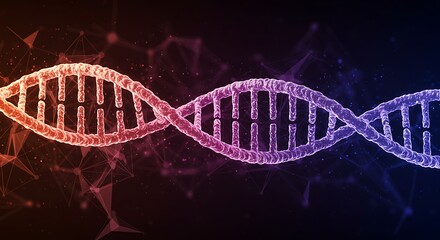 Obraz premium DNA Helix in Lab Setting