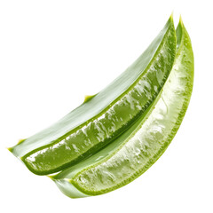 Fresh Aloe Vera on transparent background