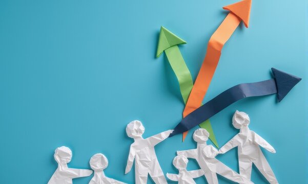 Innovative entrepreneurs using storytelling techniques in a dynamic workspace