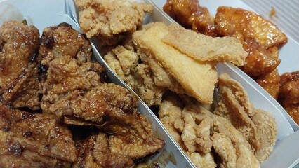 korean food fried chicken meal delivery 