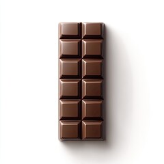 Obraz premium Dark chocolate bar, top view