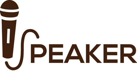 Speaker logo design