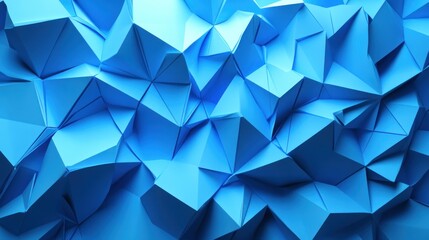 Abstract blue polygon texture