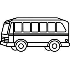 vector illustration of a bus