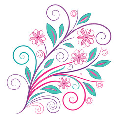 abstract floral background