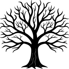Fototapeta premium tree silhouette vector
