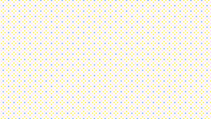 Yellow, pink and blue small diamond pattern on watercolor textured paper