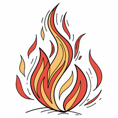 vector fire flames