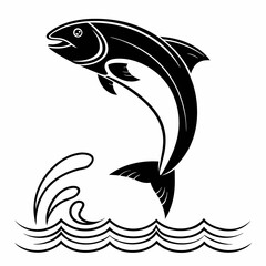 fish silhouette vector