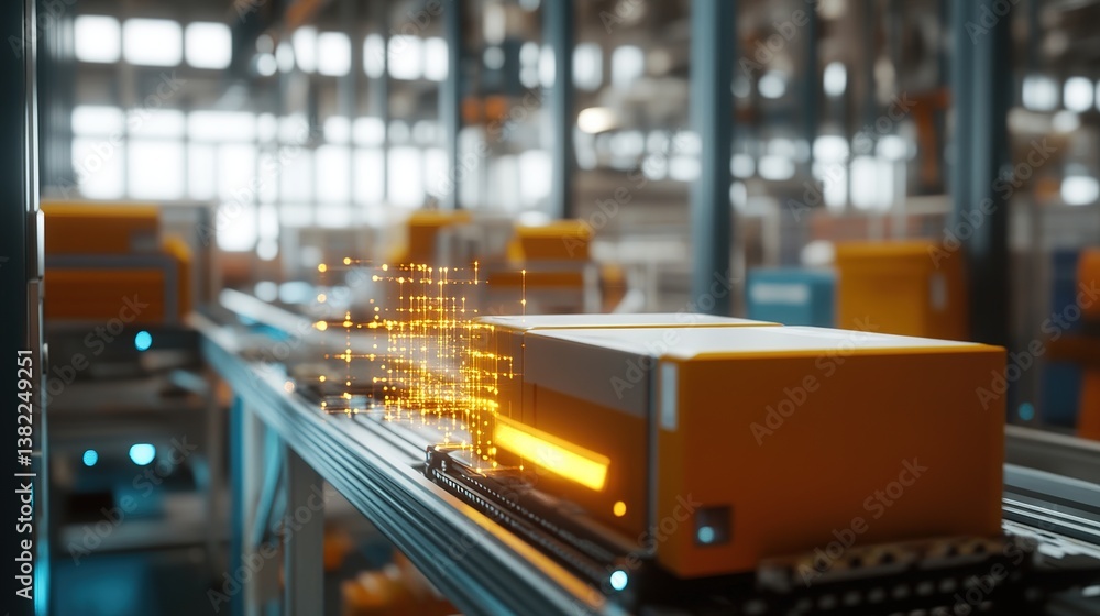 Poster ai-driven defect detection in a manufacturing process.