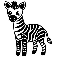 seamless pattern with zebra