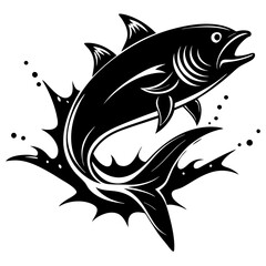 vector illustration of a fish