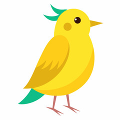 yellow bird on a branch