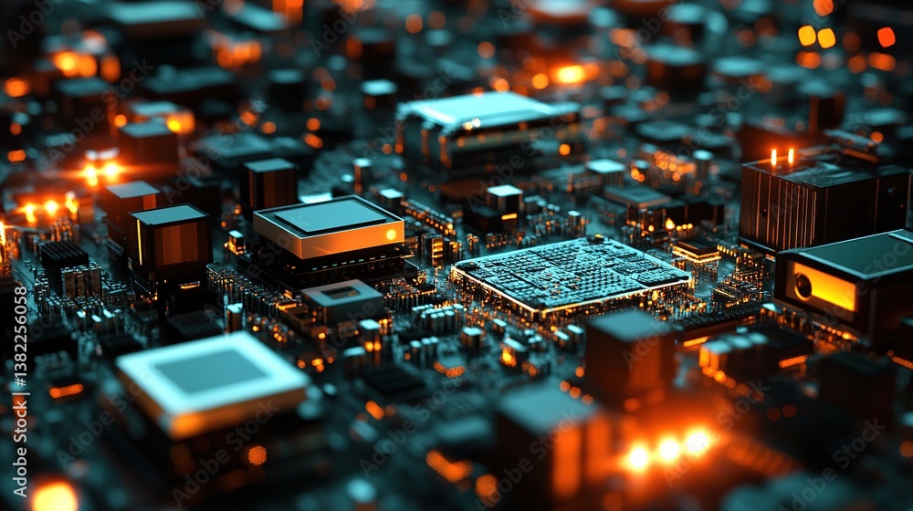 Poster fully automated mass production of consumer electronics.