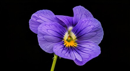 An Image of a Modest and Beautiful Violet Flower