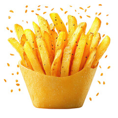 French fries PNG crispy snack PNG golden fries PNG fast food PNG potato dish PNG salty treat PNG transparent background