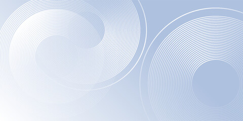 Fototapeta premium Modern blue modern background with circle elements. Digital technology abstract modern simple design