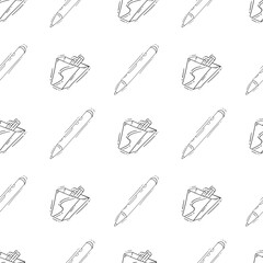 pencil pattern. pencil seamless pattern. doodle pencil seamless pattern. pencil background