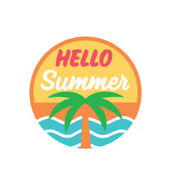 Naklejka premiumBeautiful seaside view with some coconut palm. 