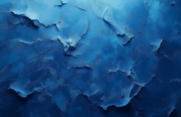 Obraz premium Dark blue gradient background with blank space in the center