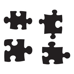 Obraz premium Puzzle Icon set