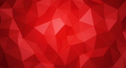 Crimson Facets AI Generated