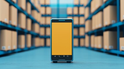 Efficient logistics and supply chain solutions warehouse environment mobile app innovation tech review modern warehouse management