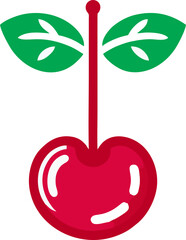 cherry icon vector