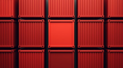 Efficient logistic and supply chain management modern warehouse container storage industrial environment aerial view strategic operations