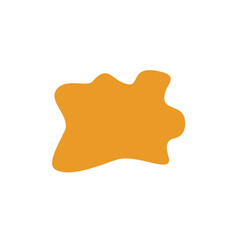 abstrack orange shape graphic design