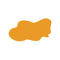 abstrack orange shape graphic design