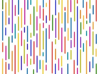 colorful vertical line background on white