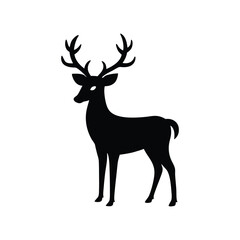 Fototapeta premium deer silhouette vector