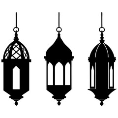 vector illustration of a lantern