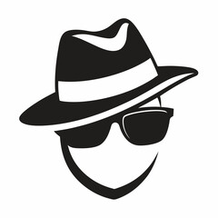 cowboy hat and sunglasses