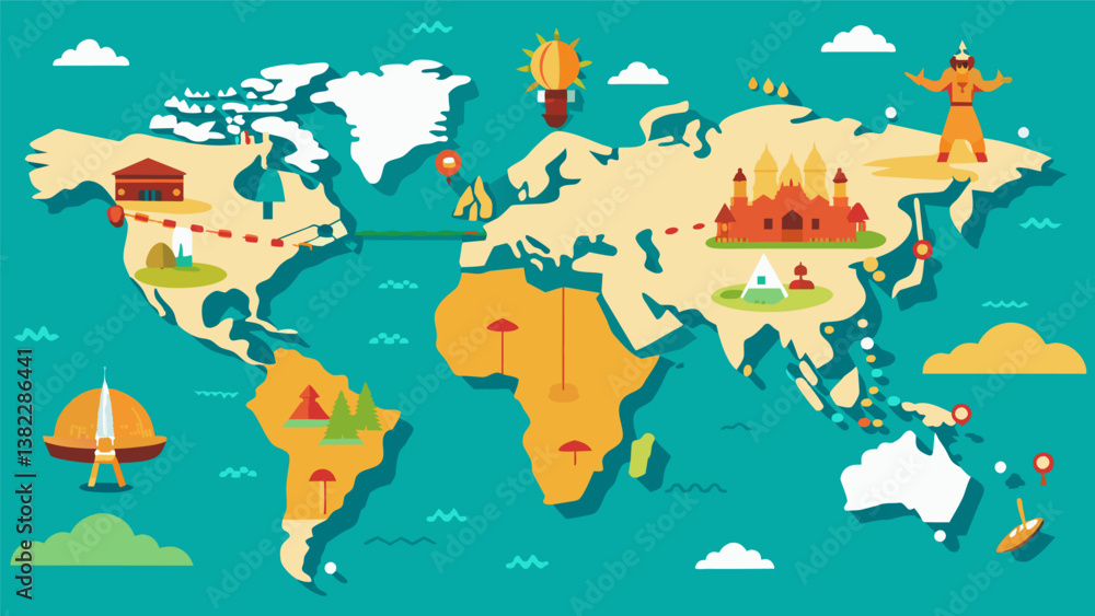 Poster a map showing the spread of different civilizations and empires throughout history alongside the tim