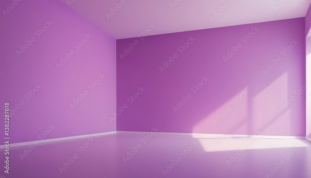 Poster abstract empty smooth light purple studio room background design. studio background concept abstract