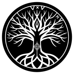 tree silhouette vector