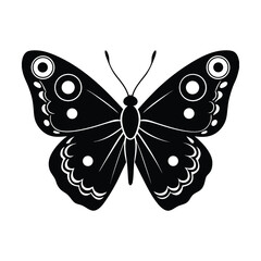 Butterfly silhouette vector illustration
