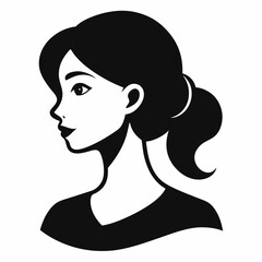 Vector illustration of a girl
