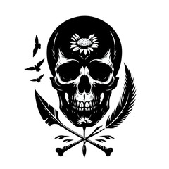 Obraz premium skull silhouette , skull art 
