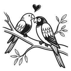 vector illustration of a bird