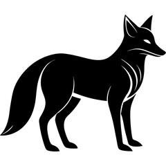 Obraz premium vector illustration of a fox