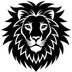 Obraz premium lion head vector