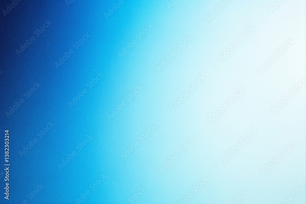 Aufkleber Abstract blue gradient background with smooth transition from dark to light tones.