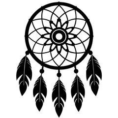 Fototapeta premium black and white floral ornament