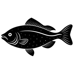 vector illustration of a fish