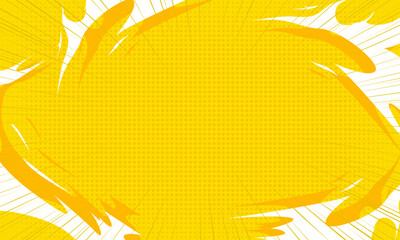 yellow comic background with cartoon effect